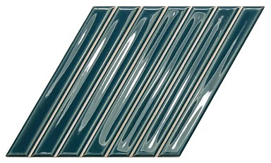 Плитка Wow 135024 Spike Bars B Peacock Blue 15x25,9