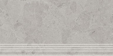 Kerama Marazzi KM6060G1231R8GRF Ступень фронтальная Сплит серый светлый матовый обрезной 30x60x0,8