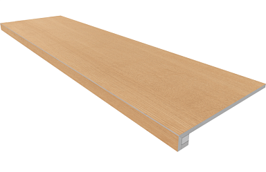 Estima Комплект Ступень CW04 Classic Wood 33x120 неполированная с бортиком + Подступенок 14.5x120