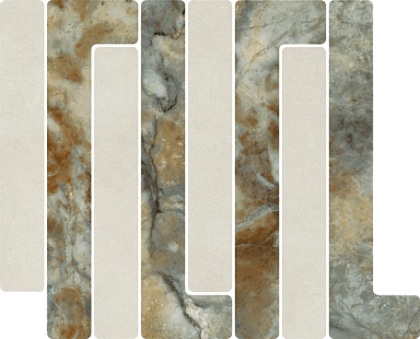 Декор VIVES 41W7 Mosaico Trellick Tassili Blanco 30x24,2