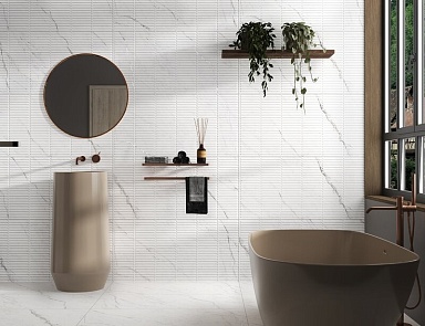 Керамогранит Creanza CP4003-A Coralina White Carving Pro 60x120
