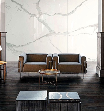 Керамогранит Rex Ceramiche 746605 I CLASSICI STATUARIO GLOSSY RET 6mm 120X240