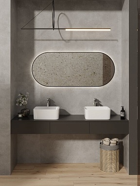 Керамогранит Cersanit 17439 Cento серый ректификат 60x120