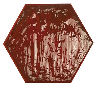 Керамогранит Prissmacer Rain Bordeaux Hex 19.8x22.8