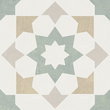 Керамогранит Harmony 39596 Doha Green Star SP/22,3 22,3x22,3