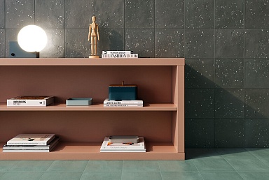 Керамогранит Wow 126394 STARDUST PEBBLES NERO R10 15x15