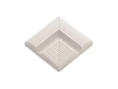 Бордюр Serapool 40200 Наружный угол поручня с сетчатой поверхностью Unglazed 12x12