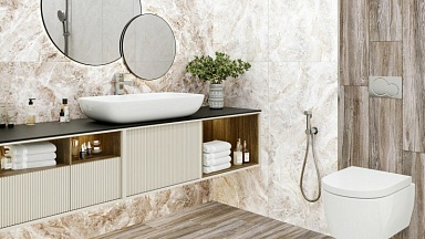 Керамогранит Alma Ceramica GFA114WAV00L Wave лаппатированный 570x1140x7.5