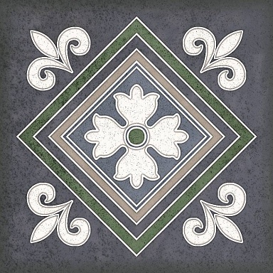 Декор Керлайф Smalto Decor Blu 2 15x15