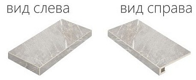 Ступень Italon 620070000637 Charme Evo Imperiale Scalino Angolare Sinistro 33x60
