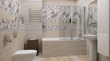 LB-Ceramics Вестанвинд Бордюр голубой 1506-0023 3x60