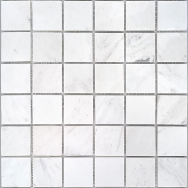Мозаика Caramelle Mosaic Dolomiti bianco POL 48x48x7 305x305