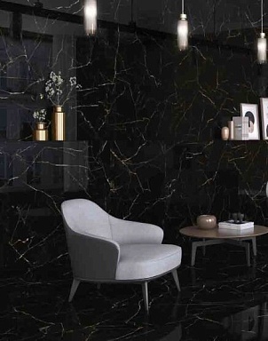 Керамогранит STN Ceramica Mussah Black Pul. Rect 60x120
