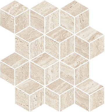 Kerama Marazzi KMD2MSM015BR Декор Про Травертин мозаичный бежевый светлый матовый обрезной 34,5x37x0,9