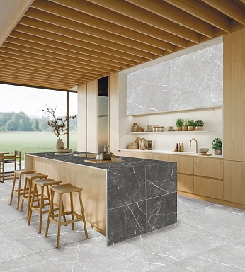 Керамогранит ProGRES Ceramica NR0383-M Марбл Лайн Серый темный матовый 600x600x9.5