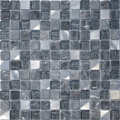 Мозаика Caramelle Mosaic Black Velvet 23x23x4 298x298
