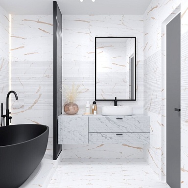 Декор Eurotile Statuario Gold Decor 30x60