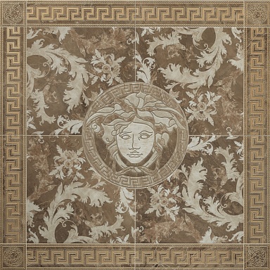 Панно Versace 240427 MARBLE ROSONE MARRONE 117,2x117,2