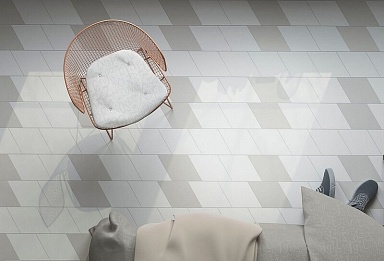 Керамогранит Equipe 22689 Rhombus Cream Smooth 14x24