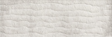 Плитка Eurotile 756 BTR1BT Балтимор светлый рельеф волна 32,5x100