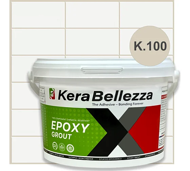 Смеси и затирки Kerabellezza Эпоксидная затирка Design К.100 0,33 кг