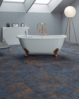 Керамогранит Etili Seramik Oxyde Carving Anthracite Rec 60x120