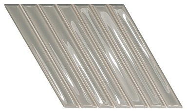 Плитка Wow 135013 Spike Bars A Mineral Grey Gloss 15x25,9