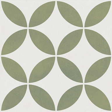 Керамогранит Harmony 37798 Mayari Green Petals Lt/22,3 22,3x22,3