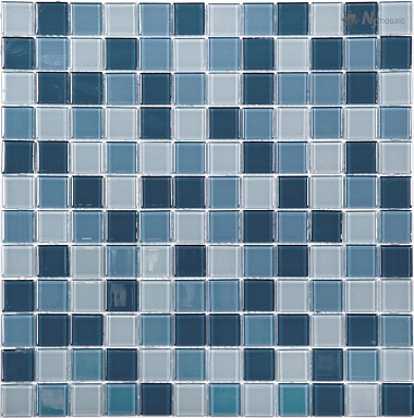 Мозаика NSmosaic SG-8074 стекло 25x25x4 300x300