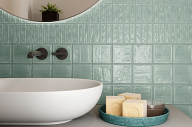 Плитка Dar Ceramics Sticks Green intense 20x20