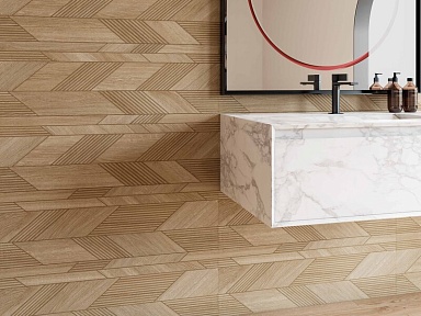 Плитка Saloni Venatto Graphic Oak 30x90