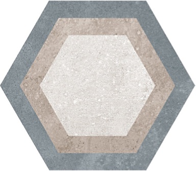 Декор VIVES Hexagono Bushmills Multicolor Mix 23x26,6