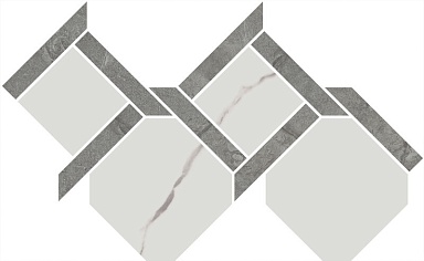 Kerama Marazzi ID167 Декор Риальто 3 наборный лаппатированный 48x29,5x0,9