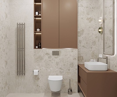 Керамогранит Laparet LP6060G0231R Astoria Beige бежевый матовый 59,5х59,5