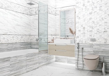 Alma Ceramica BWM51MET707 бордюр Metallic Glossy Silver 12*500*9