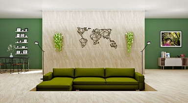 Керамогранит Gresant Roman Dyna Beige Glossy Endless R 60х120