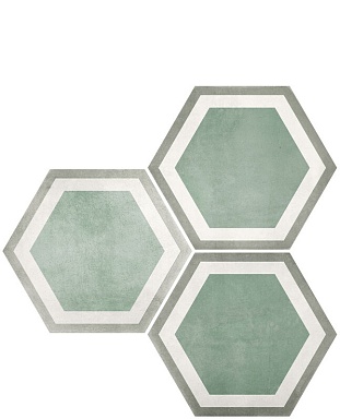 Керамогранит Durstone SIX Cementine Pisa Aqua 23x27