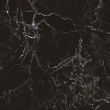 Керамогранит Laparet LP6060G0131R Intense Nero чёрный матовый карвинг 59,5х59,5