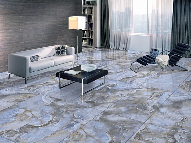 Керамогранит PrimaVera PR151 Honey Onyx Blue Polished 600x600