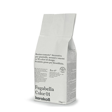 Смеси и затирки Kerakoll Fugabella Color Fugabella Color затирка для швов 01 3кг