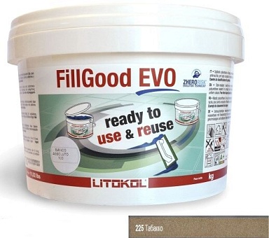 Смеси и затирки LITOKOL Fillgood Evo FILLGOOD EVO F.225 TABACCO 2 кг
