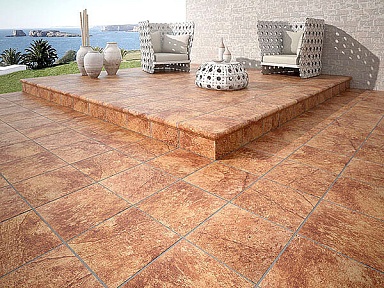 Клинкерная плитка Gres de Aragon Jasper Marron 33*33