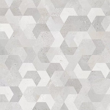 Керамогранит Dako E-5017/MR Chevron Серый ректификат 600x600x9