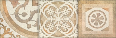 Декор Porcelanite Dos Ros. 9512 COMPOSICION RETRO II ARENA 30x90