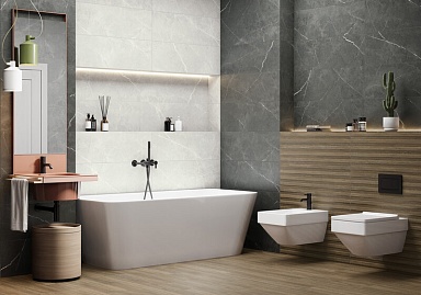 Плитка Delacora WT93WOS55R Woodstyle Nut Strip 300x900x8.5