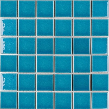 Мозаика StarMosaic LWWB80082 Crackle Light Blue Glossy 4.8x4.8 30.6х30.6х6