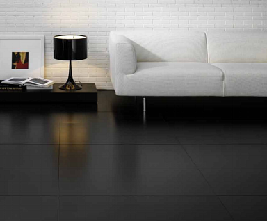 Керамогранит Kerlite Black-White Black Silk 100x100
