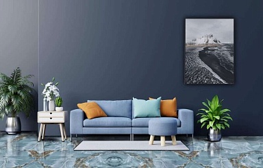 Керамогранит A-Ceramica Onyx Black High Gloss 60x120