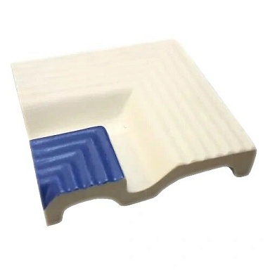 Плитка Tao Ceramics T09A08N Угол бортового поручня (внутренний) 119х119