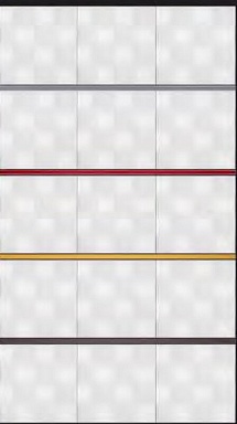 Бордюр Global Tile 5011280МТ Steel золотой матовый 80*1,2